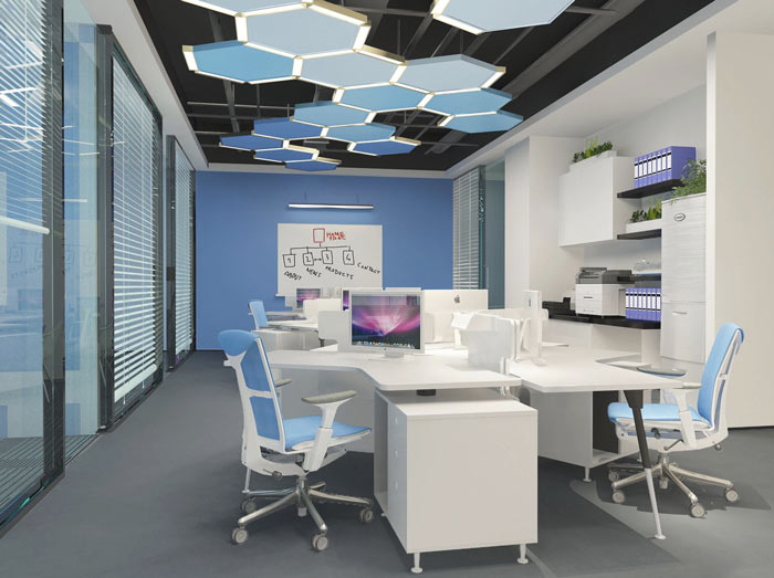 浦東科技公司辦公室裝修設計效果圖-第2張圖片-上海古都建筑設計集團 浦東科技公司辦公室裝修設計效果圖-第2張圖片-上海古都建筑設計集團