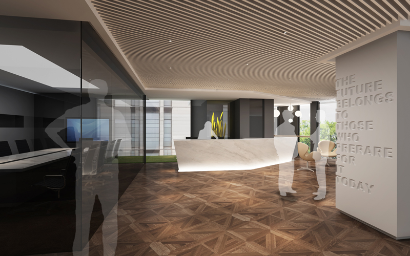 黃浦辦公室裝修SOHO復興廣場商務樓-第10張圖片-上海古都建筑設計集團 黃浦辦公室裝修SOHO復興廣場商務樓-第10張圖片-上海古都建筑設計集團