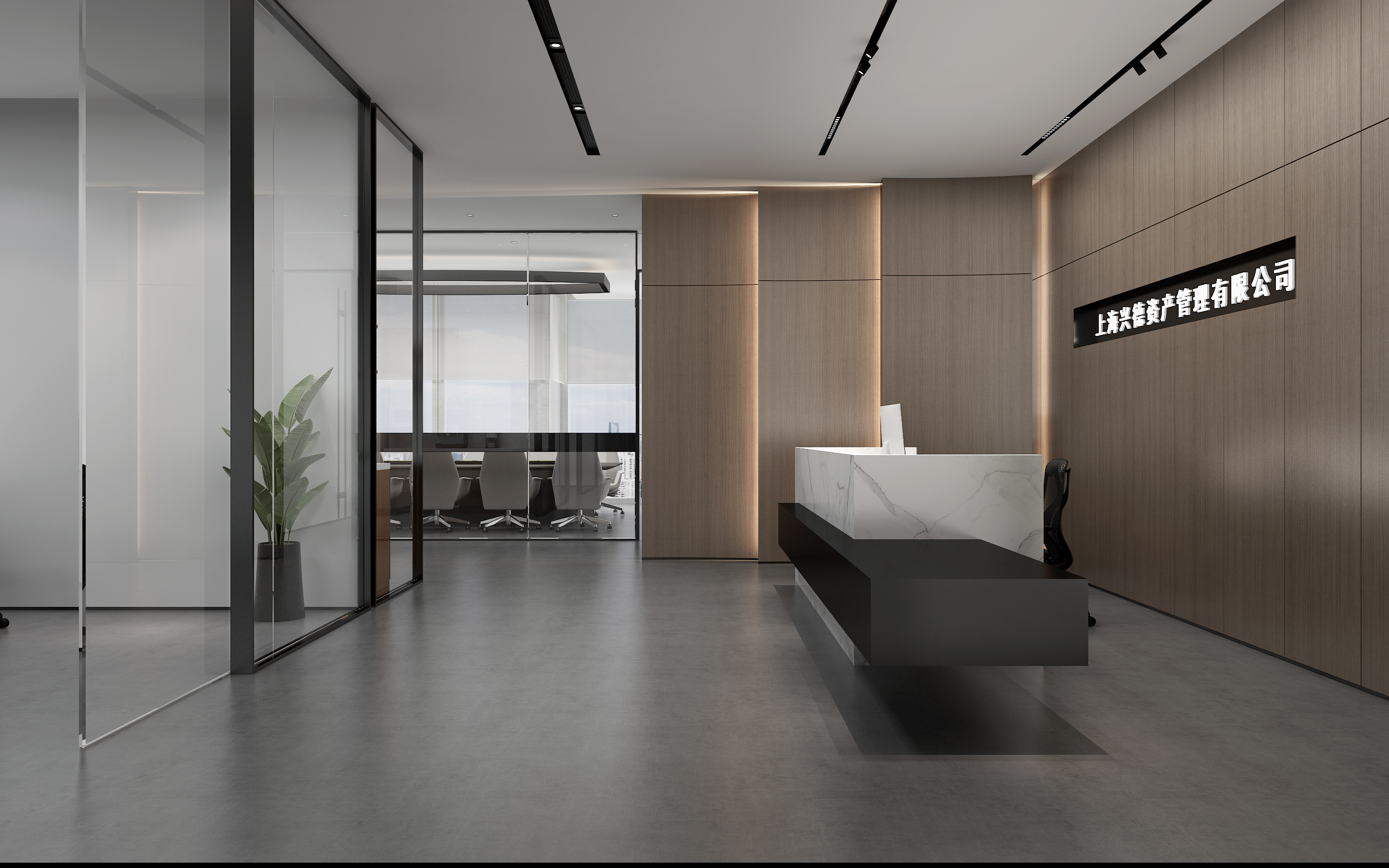 虹口區來福士辦公室設計裝修圖-第6張圖片-上海古都建筑設計集團