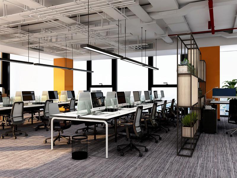 5000平工業風辦公室設計裝潢圖片-第5張圖片-上海古都建筑設計集團