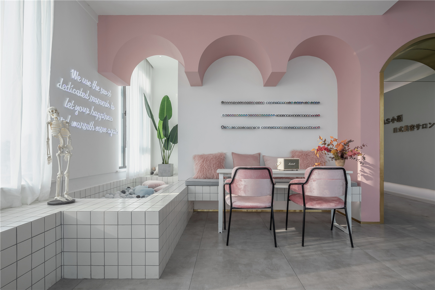 長寧區120平美容店辦公室裝修設計-第4張圖片-上海古都建筑設計集團 長寧區120平美容店辦公室裝修設計-第4張圖片-上海古都建筑設計集團