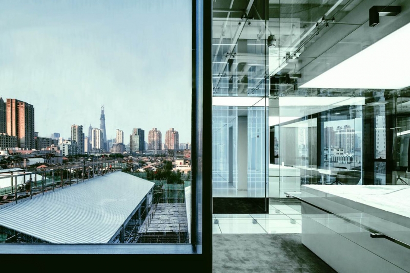 上海玻璃辦公室裝修設計效果圖-第7張圖片-上海古都建筑設計集團