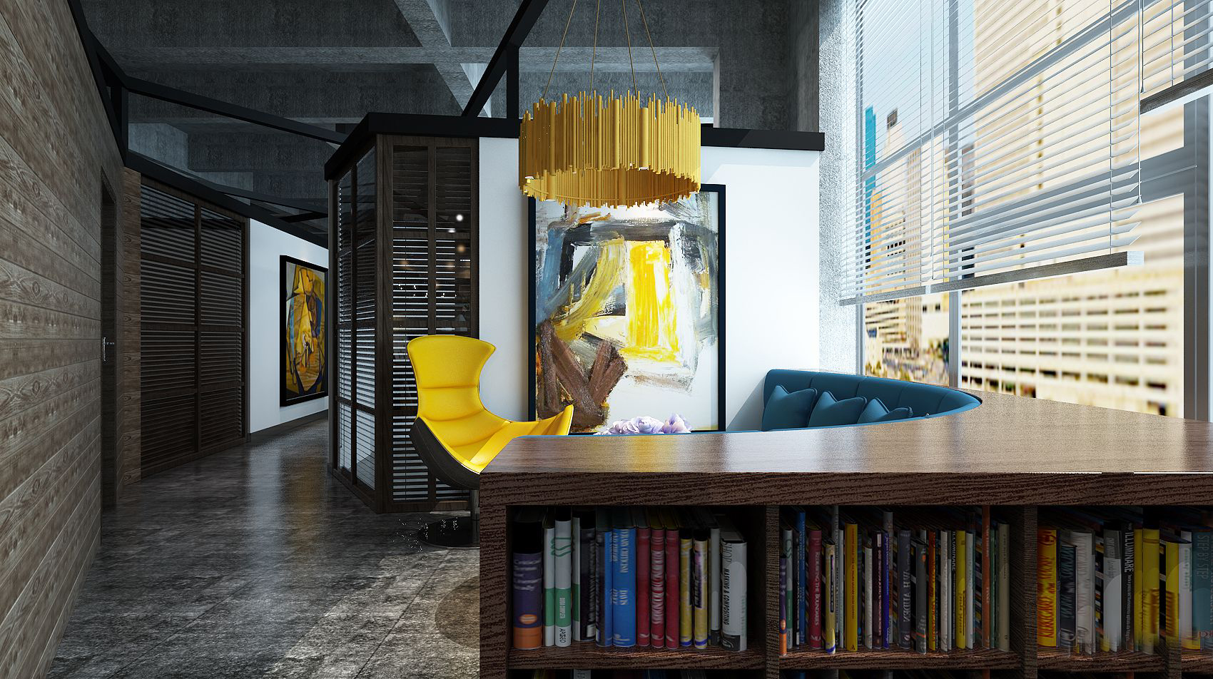 虹口區清新風格辦公室裝修設計-第2張圖片-上海古都建筑設計集團 虹口區清新風格辦公室裝修設計-第2張圖片-上海古都建筑設計集團