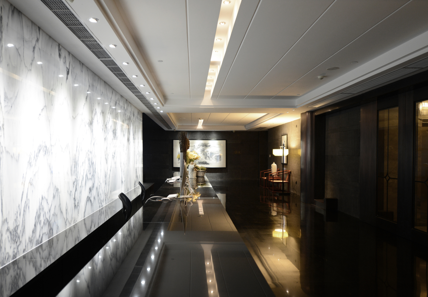 徐匯區儒雅風格辦公室裝修設計-第1張圖片-上海古都建筑設計集團