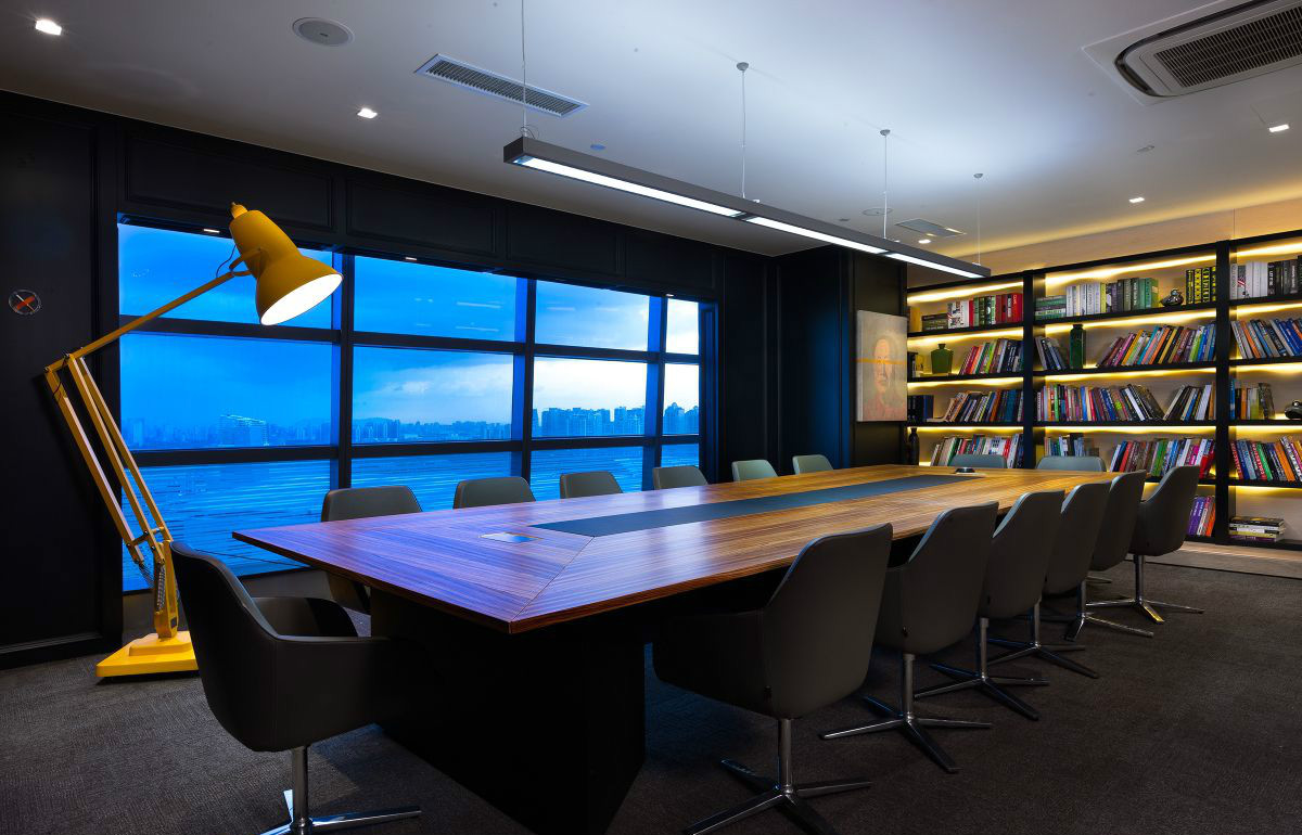 上海夜景辦公室裝修設(shè)計-第3張圖片-上海古都建筑設(shè)計集團 上海夜景辦公室裝修設(shè)計-第3張圖片-上海古都建筑設(shè)計集團