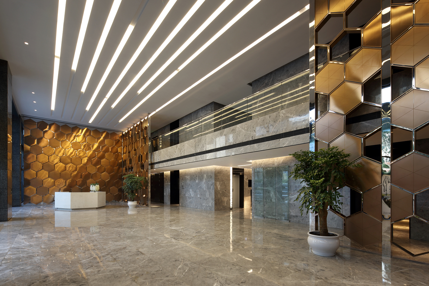 金山區(qū)300平物業(yè)公司辦公室裝修設計-第2張圖片-上海古都建筑設計集團 金山區(qū)300平物業(yè)公司辦公室裝修設計-第2張圖片-上海古都建筑設計集團