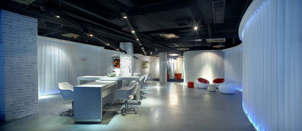 長寧區美妝公司辦公室裝修設計-第4張圖片-上海古都建筑設計集團