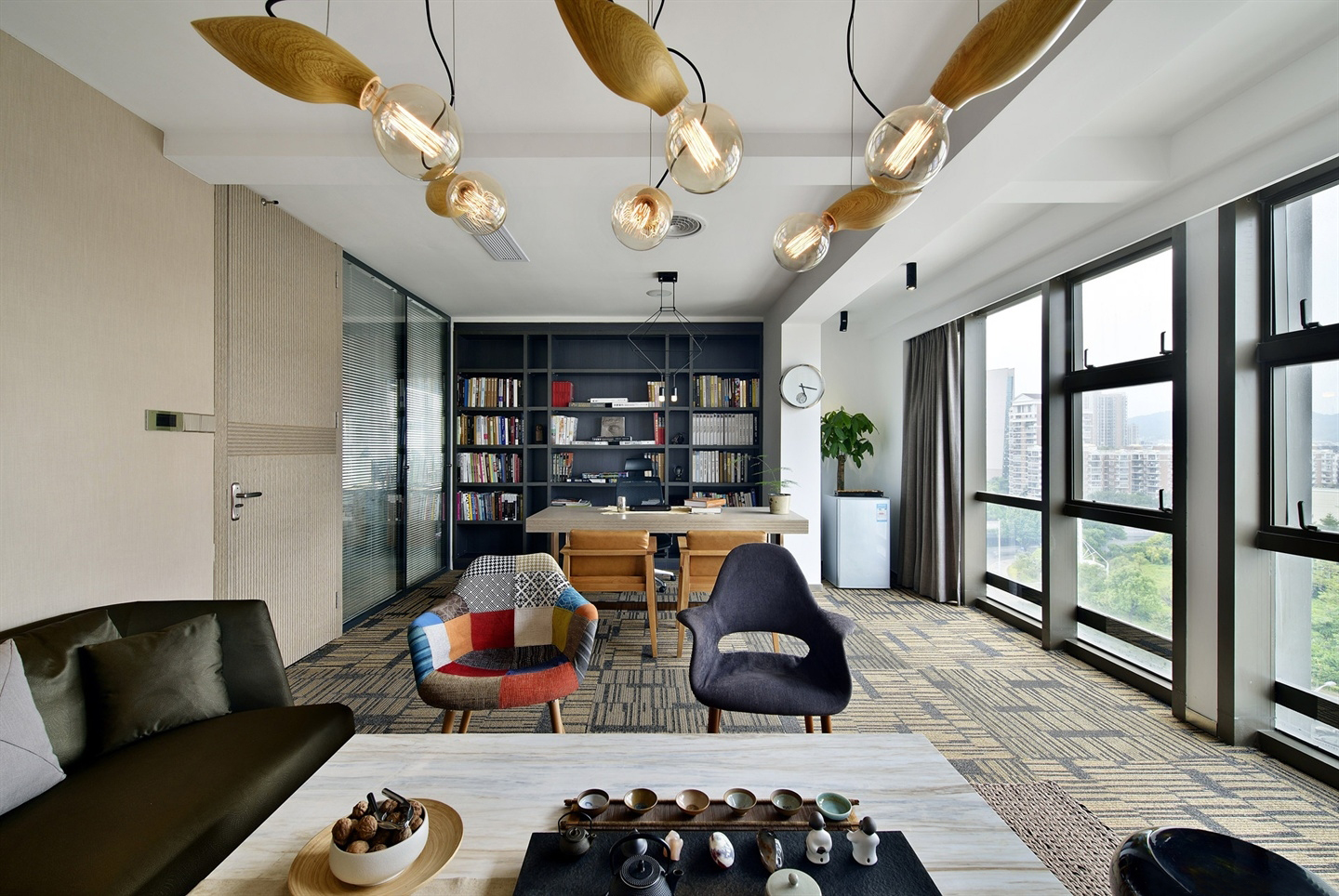 虹口區混搭風格辦公室裝修設計-第2張圖片-上海古都建筑設計集團 虹口區混搭風格辦公室裝修設計-第2張圖片-上海古都建筑設計集團