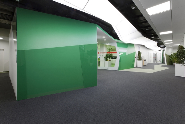 虹口區100平綠色調辦公室裝修設計-第6張圖片-上海古都建筑設計集團 虹口區100平綠色調辦公室裝修設計-第6張圖片-上海古都建筑設計集團