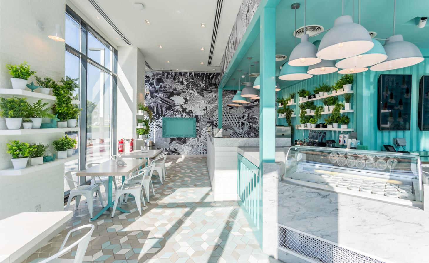 黃浦區清涼冷飲店裝修設計-第4張圖片-上海古都建筑設計集團