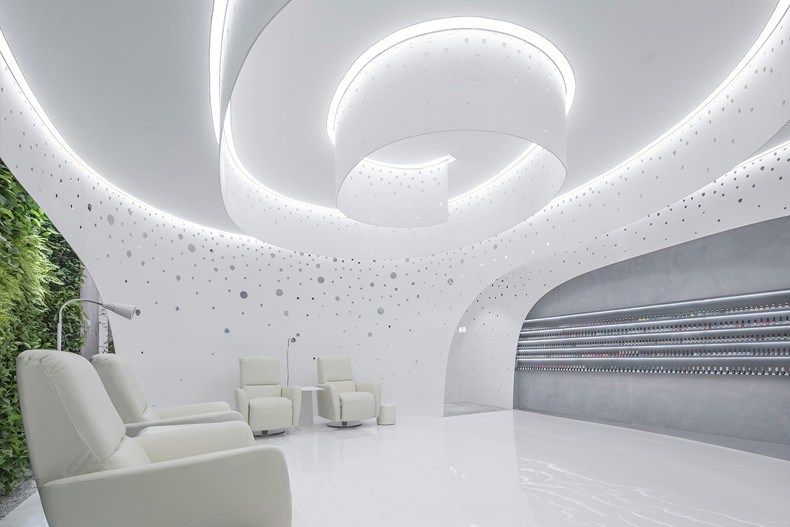 松江區簡約風格美甲店裝修設計-第5張圖片-上海古都建筑設計集團