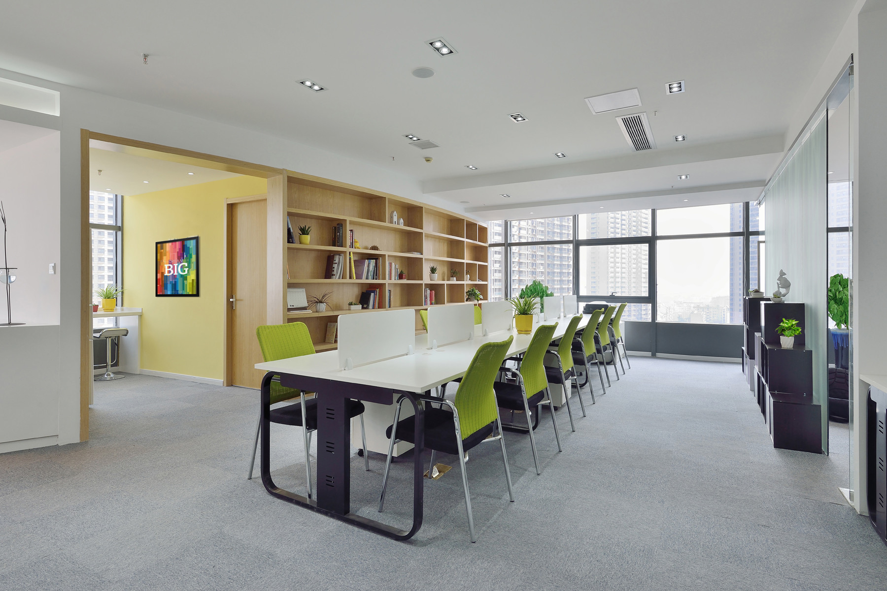 青浦區辦公室裝修簡約風設計-第2張圖片-上海古都建筑設計集團