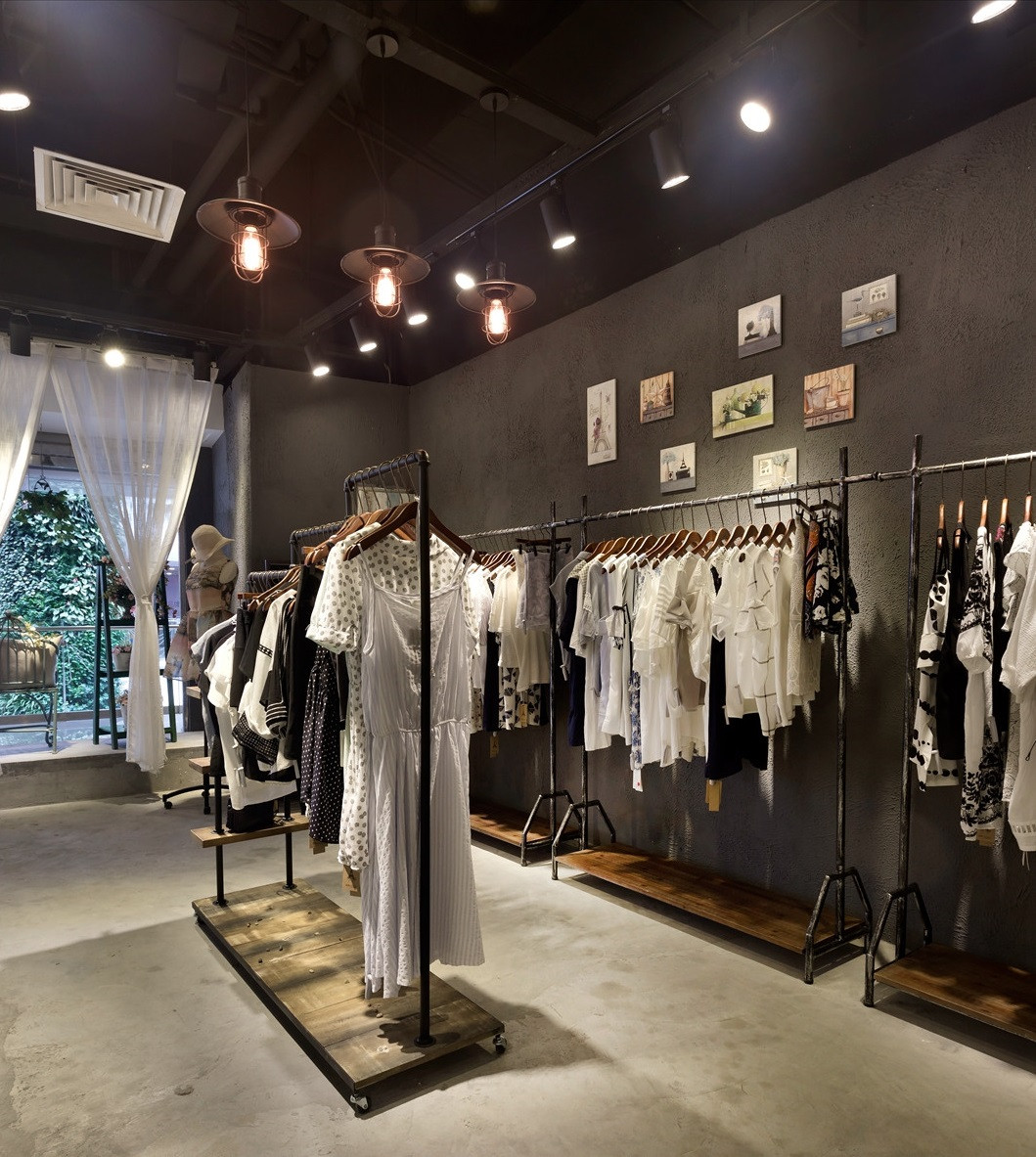 青浦區(qū)loft風格女裝店裝修設計-第2張圖片-上海古都建筑設計集團 青浦區(qū)loft風格女裝店裝修設計-第2張圖片-上海古都建筑設計集團
