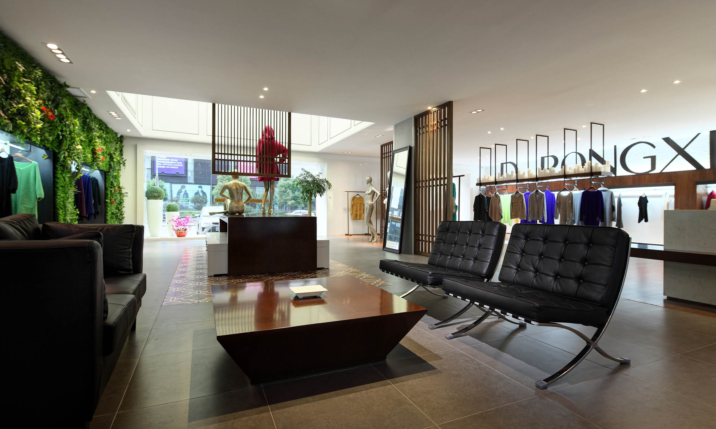 清新簡約女裝店裝修設計-第2張圖片-上海古都建筑設計集團 清新簡約女裝店裝修設計-第2張圖片-上海古都建筑設計集團