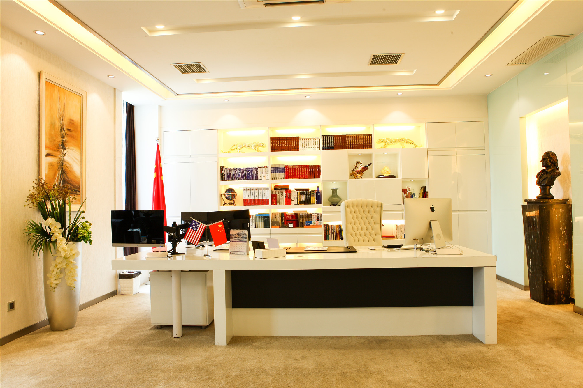 時尚大氣辦公室裝修設計-第2張圖片-上海古都建筑設計集團 時尚大氣辦公室裝修設計-第2張圖片-上海古都建筑設計集團