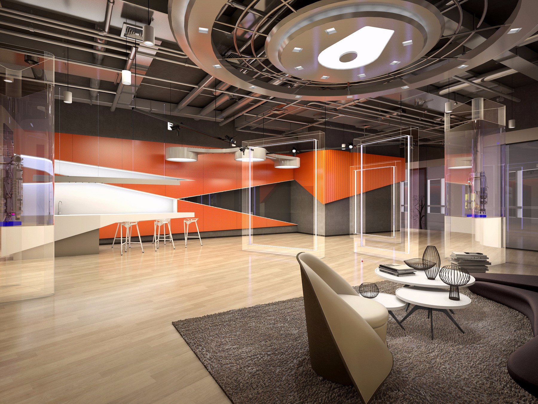 現代科技風格辦公室裝修設計-第7張圖片-上海古都建筑設計集團 現代科技風格辦公室裝修設計-第7張圖片-上海古都建筑設計集團