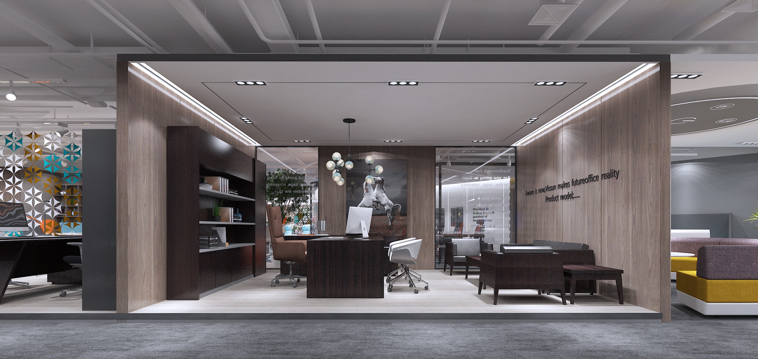 浦東新區科技智能辦公室裝修設計-第1張圖片-上海古都建筑設計集團 浦東新區科技智能辦公室裝修設計-第1張圖片-上海古都建筑設計集團