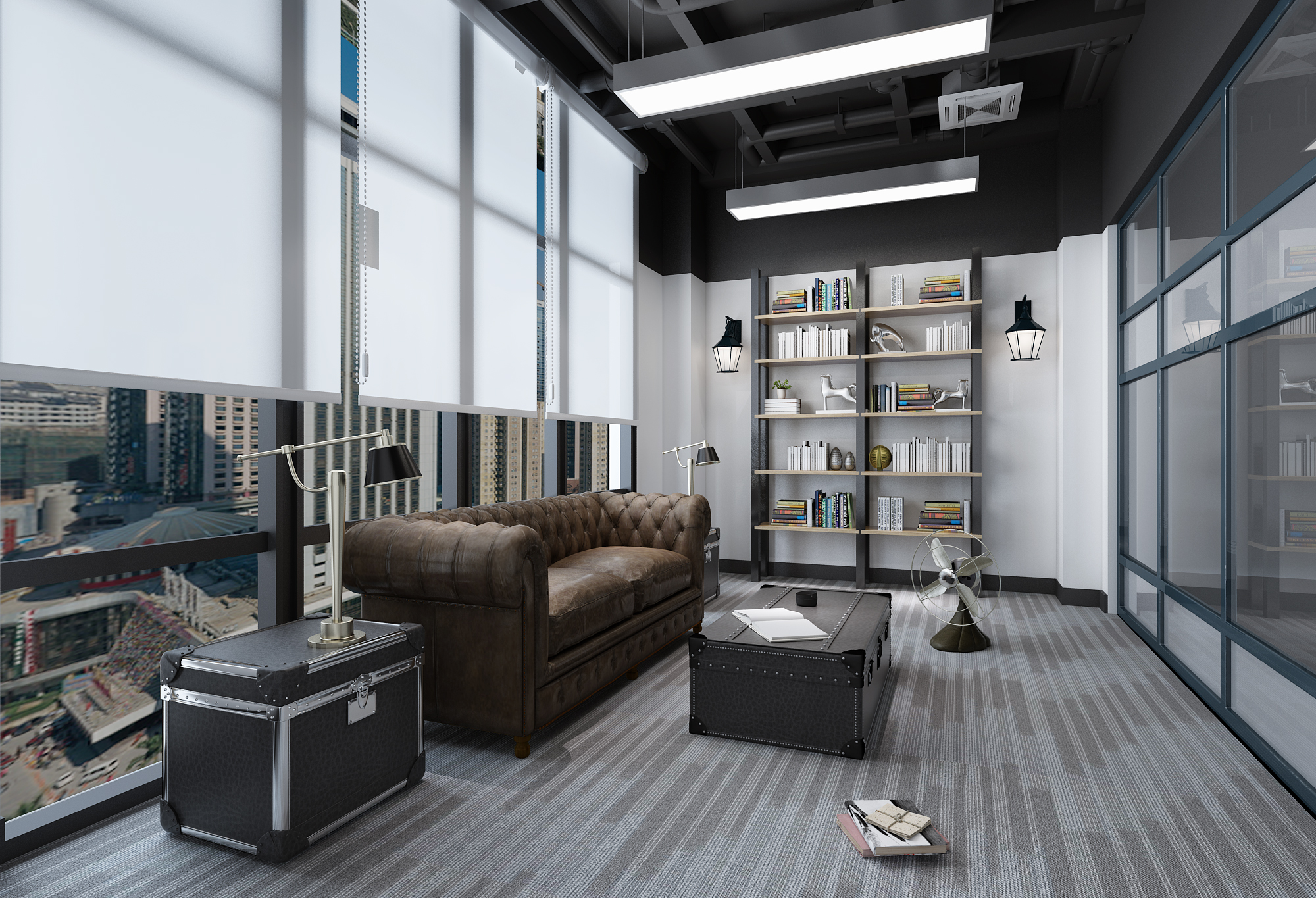 空曠明亮辦公室裝修設計-第3張圖片-上海古都建筑設計集團 空曠明亮辦公室裝修設計-第3張圖片-上海古都建筑設計集團