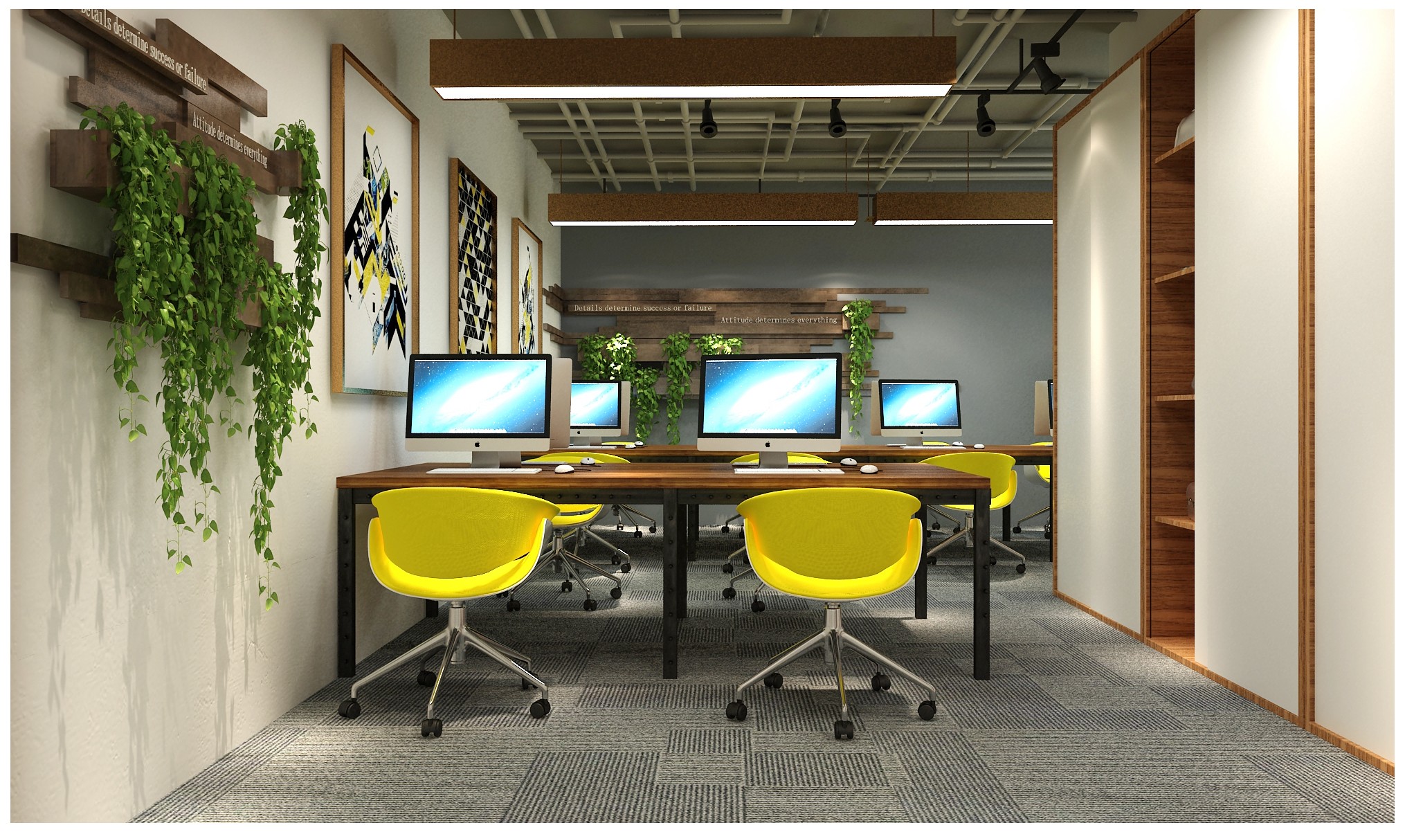 清新綠植辦公室裝修設計-第7張圖片-上海古都建筑設計集團 清新綠植辦公室裝修設計-第7張圖片-上海古都建筑設計集團