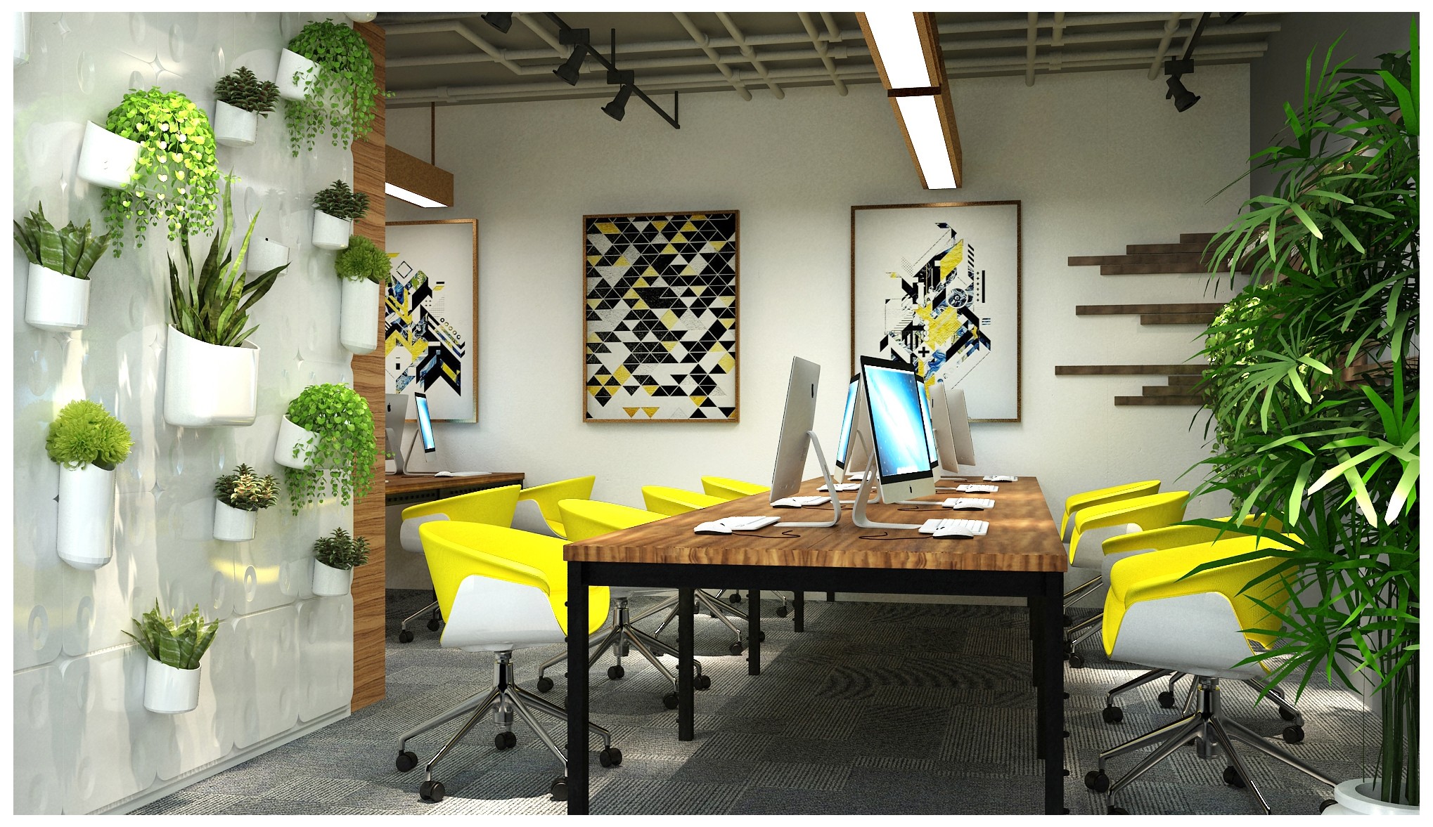 清新綠植辦公室裝修設計-第9張圖片-上海古都建筑設計集團 清新綠植辦公室裝修設計-第9張圖片-上海古都建筑設計集團