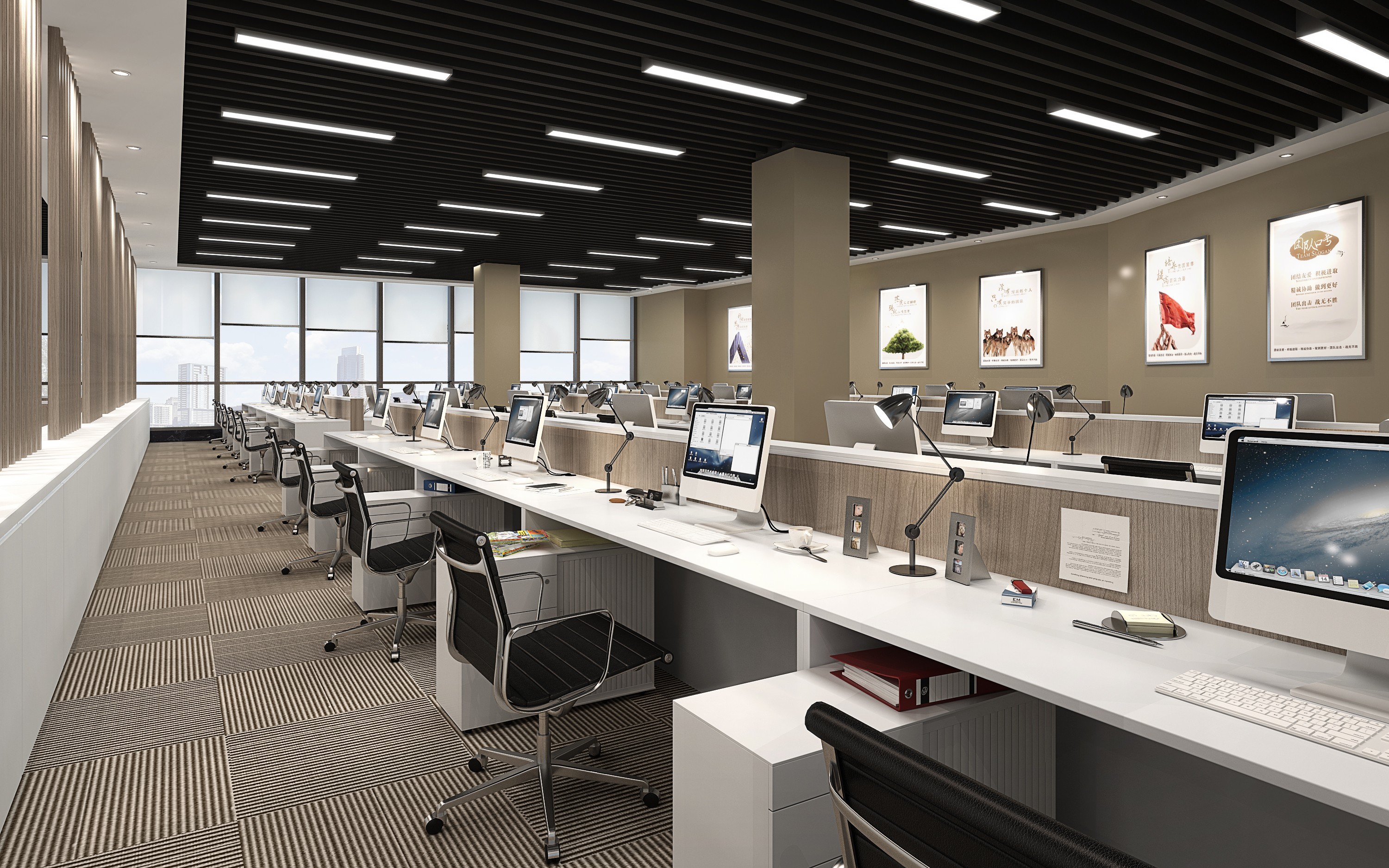 簡約明了辦公室裝修設計-第2張圖片-上海古都建筑設計集團 簡約明了辦公室裝修設計-第2張圖片-上海古都建筑設計集團