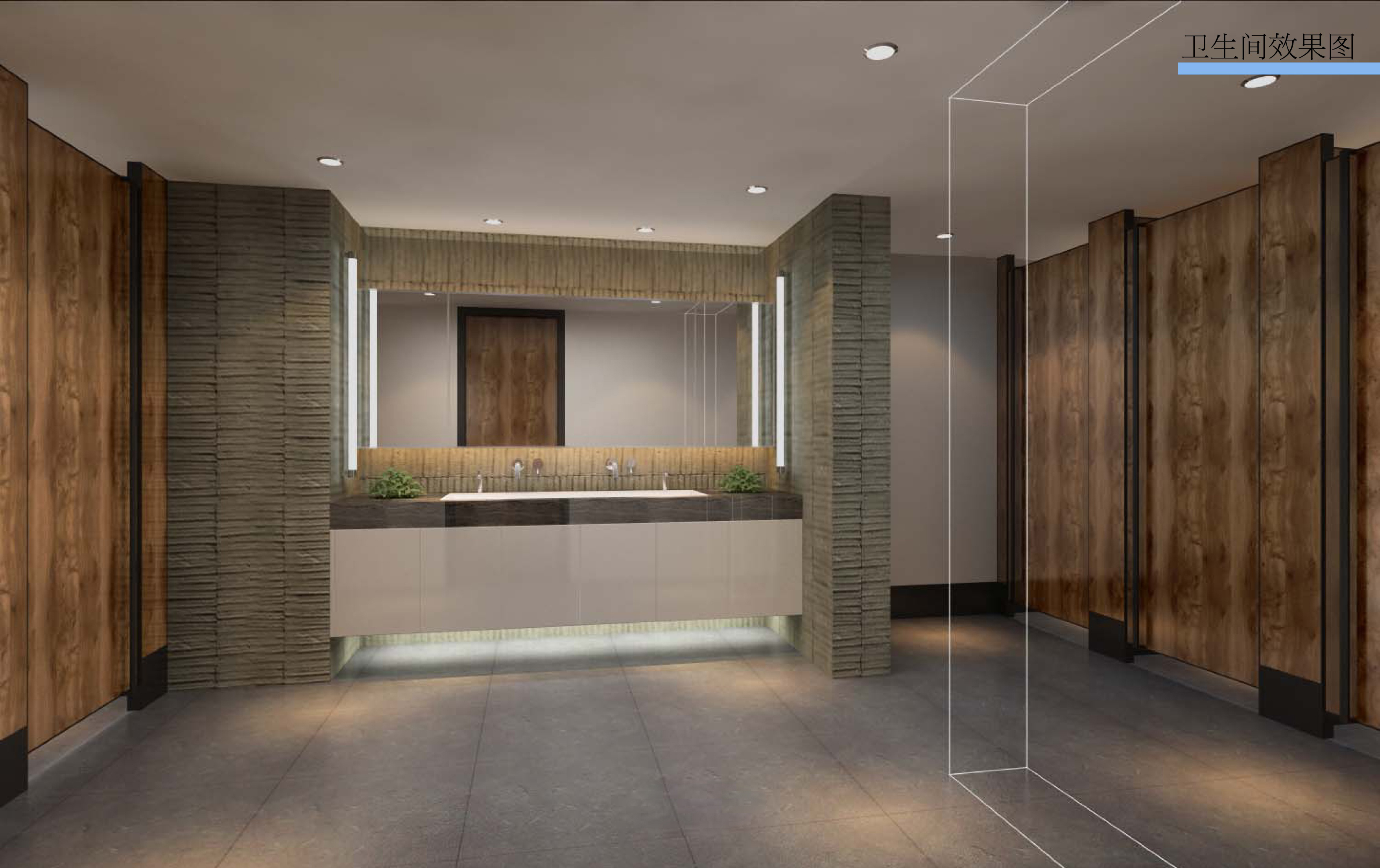 房地產公司辦公室裝修設計-第3張圖片-上海古都建筑設計集團