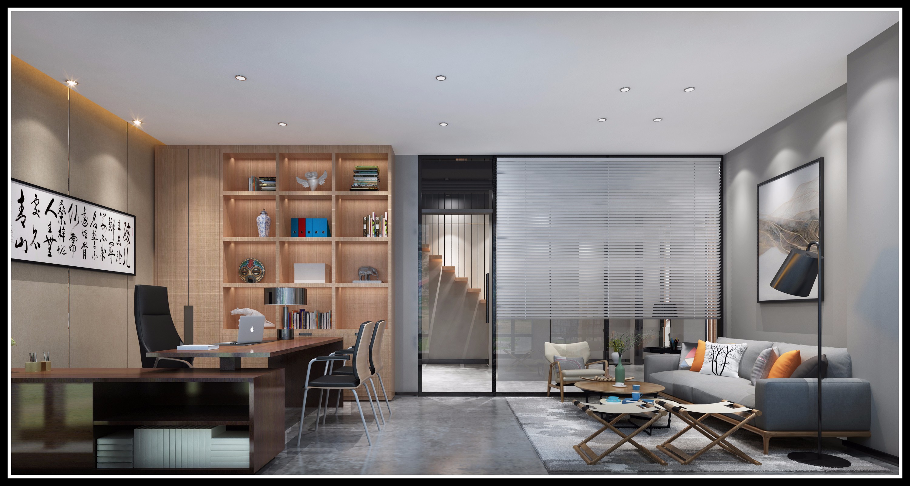 浦東新區奢華工業風辦公室裝修設計-第8張圖片-上海古都建筑設計集團 浦東新區奢華工業風辦公室裝修設計-第8張圖片-上海古都建筑設計集團