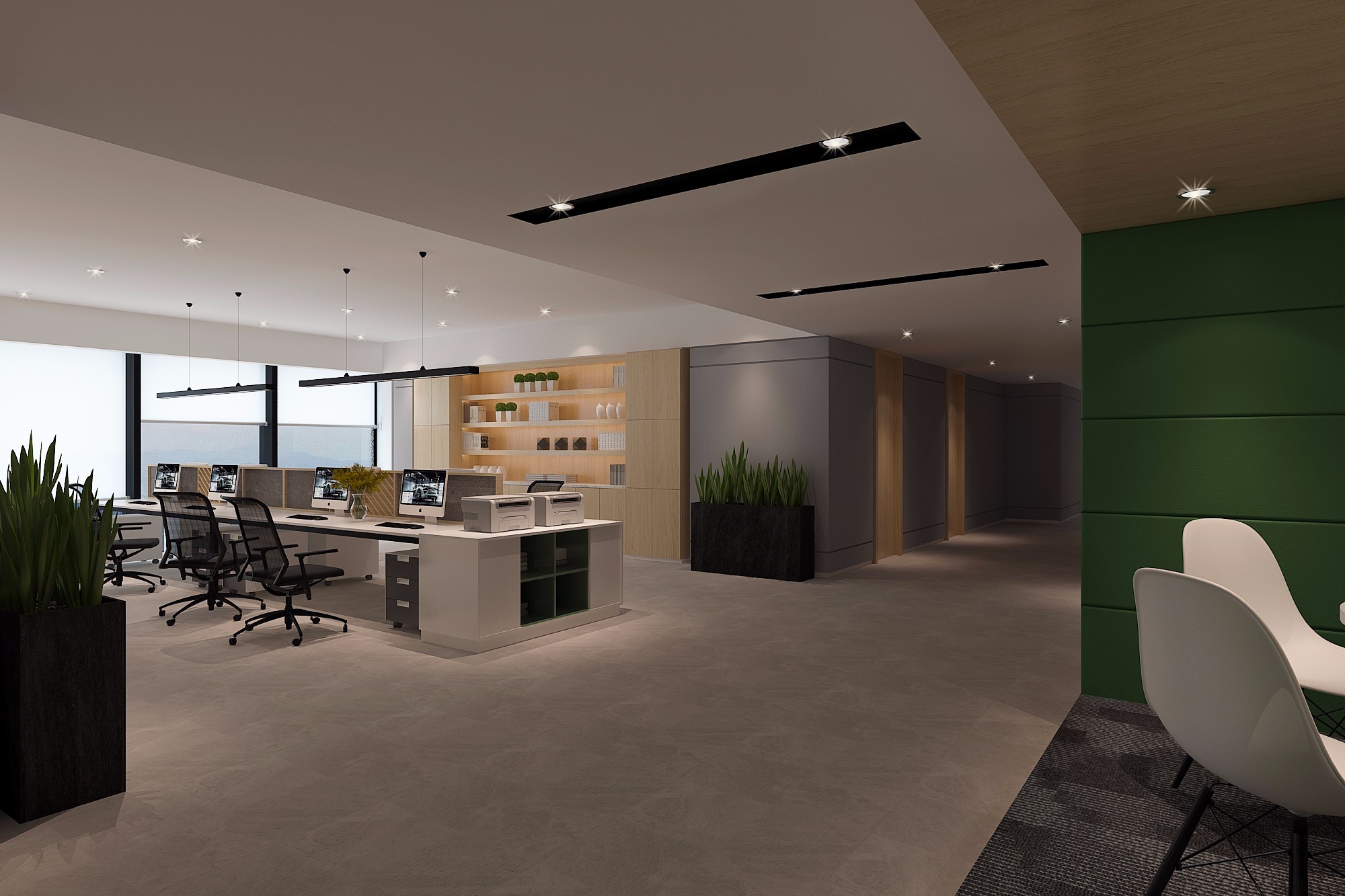 奢華大氣辦公樓裝修設計-第6張圖片-上海古都建筑設計集團 奢華大氣辦公樓裝修設計-第6張圖片-上海古都建筑設計集團