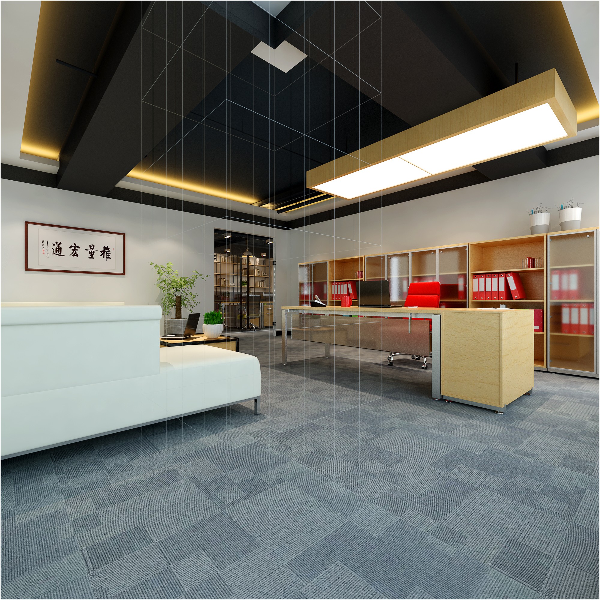 現代文藝辦公室裝修設計-第5張圖片-上海古都建筑設計集團 現代文藝辦公室裝修設計-第5張圖片-上海古都建筑設計集團