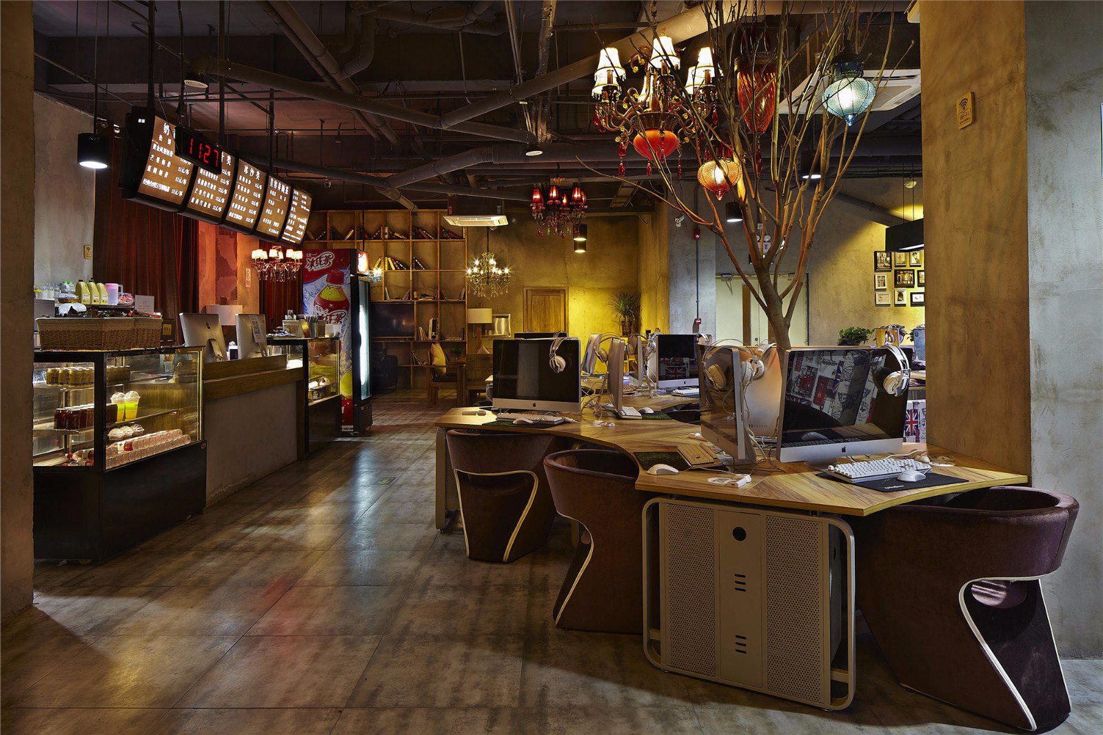 復古工業風網吧裝修設計-第5張圖片-上海古都建筑設計集團 復古工業風網吧裝修設計-第5張圖片-上海古都建筑設計集團