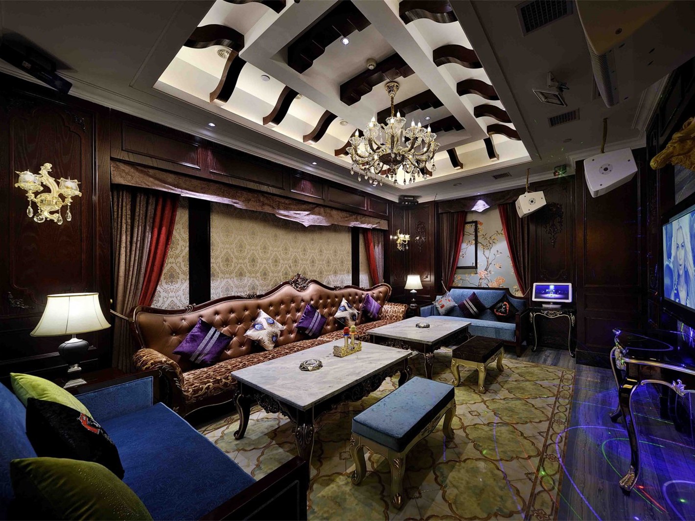 歐式復(fù)古歌廳裝修設(shè)計-第4張圖片-上海古都建筑設(shè)計集團(tuán) 歐式復(fù)古歌廳裝修設(shè)計-第4張圖片-上海古都建筑設(shè)計集團(tuán)