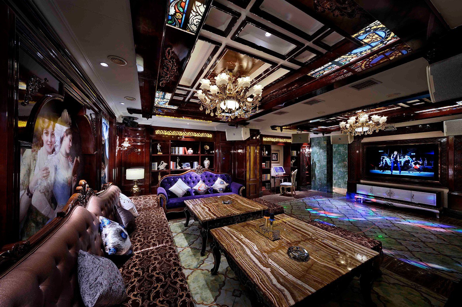 歐式復(fù)古歌廳裝修設(shè)計-第6張圖片-上海古都建筑設(shè)計集團(tuán) 歐式復(fù)古歌廳裝修設(shè)計-第6張圖片-上海古都建筑設(shè)計集團(tuán)