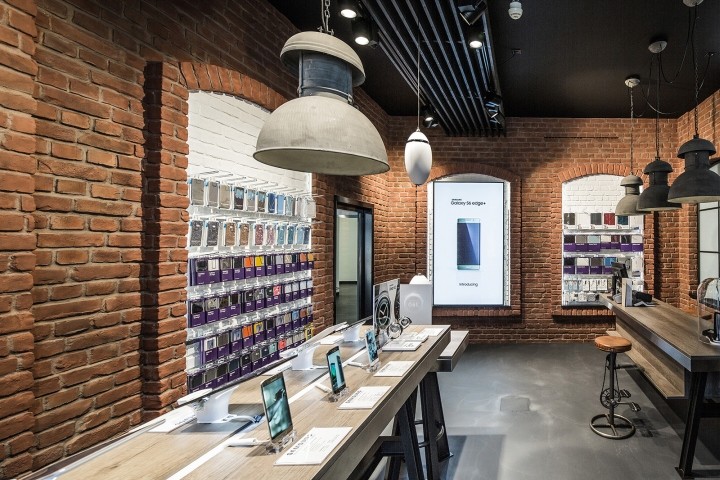 復古風格手機店裝修設計-第1張圖片-上海古都建筑設計集團 復古風格手機店裝修設計-第1張圖片-上海古都建筑設計集團