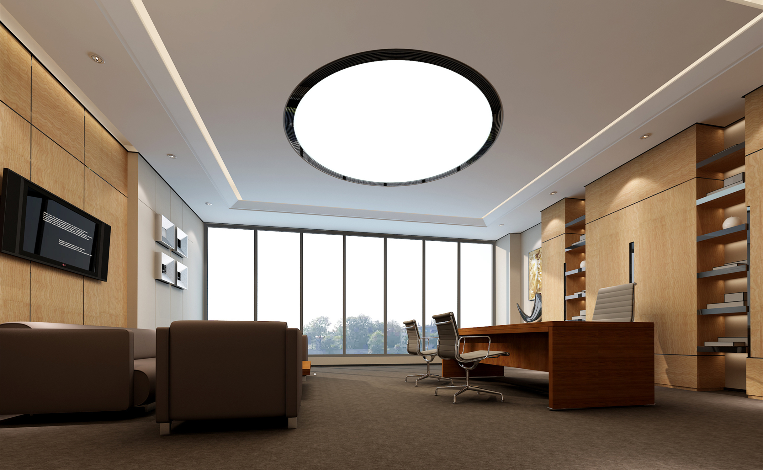 高檔奢華辦公室裝修設計-第4張圖片-上海古都建筑設計集團 高檔奢華辦公室裝修設計-第4張圖片-上海古都建筑設計集團