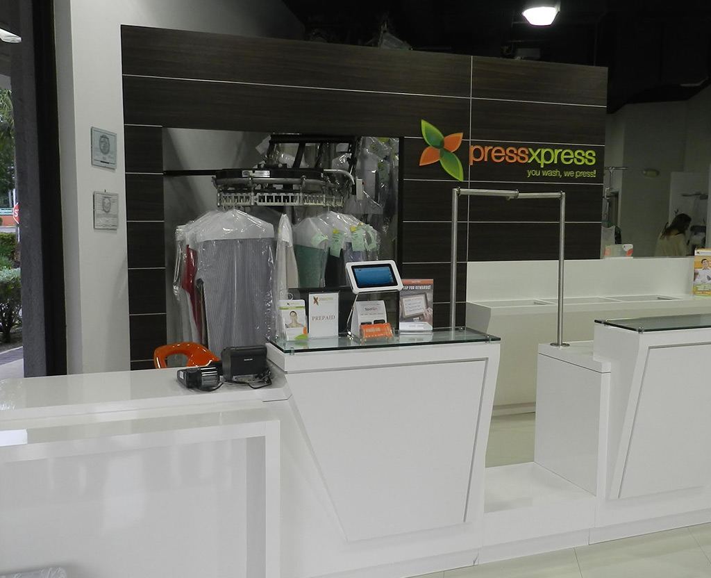 現代簡約干洗店裝修設計-第1張圖片-上海古都建筑設計集團 現代簡約干洗店裝修設計-第1張圖片-上海古都建筑設計集團