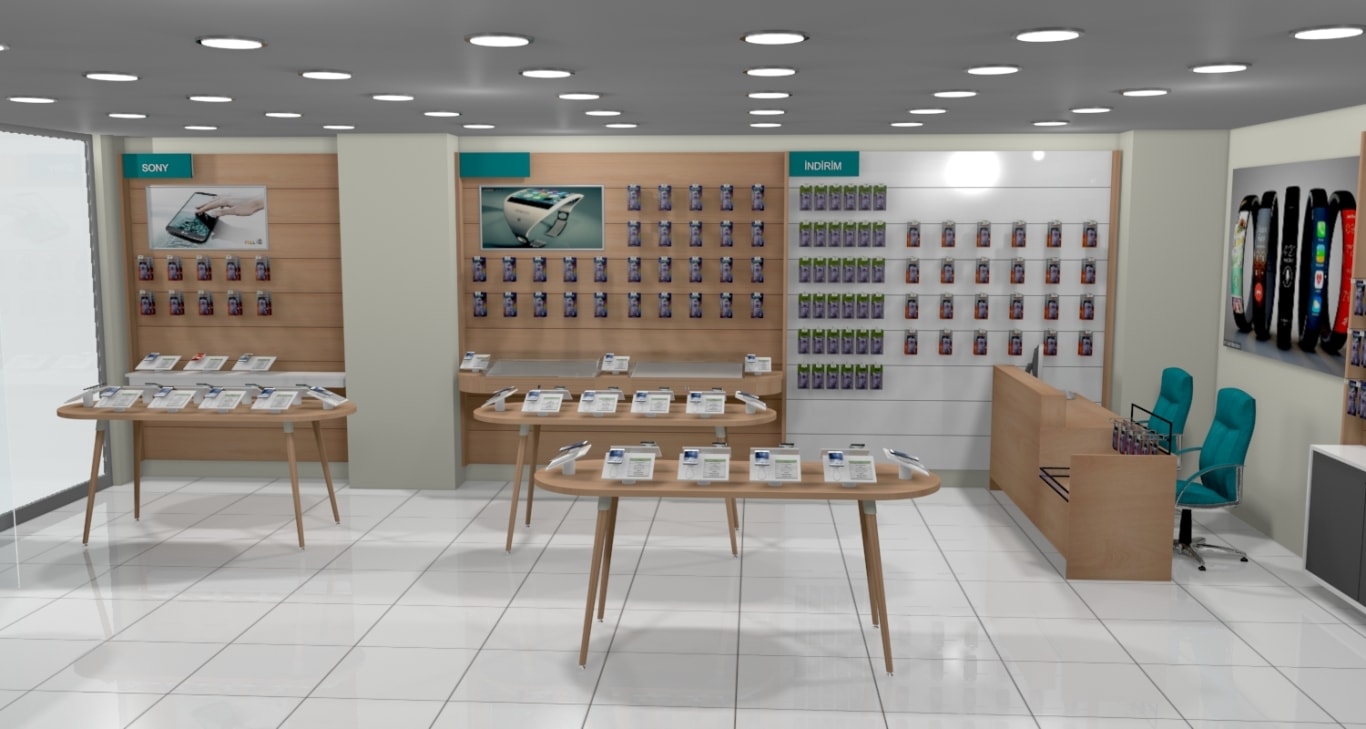 小型簡約手機店裝修設計-第4張圖片-上海古都建筑設計集團 小型簡約手機店裝修設計-第4張圖片-上海古都建筑設計集團