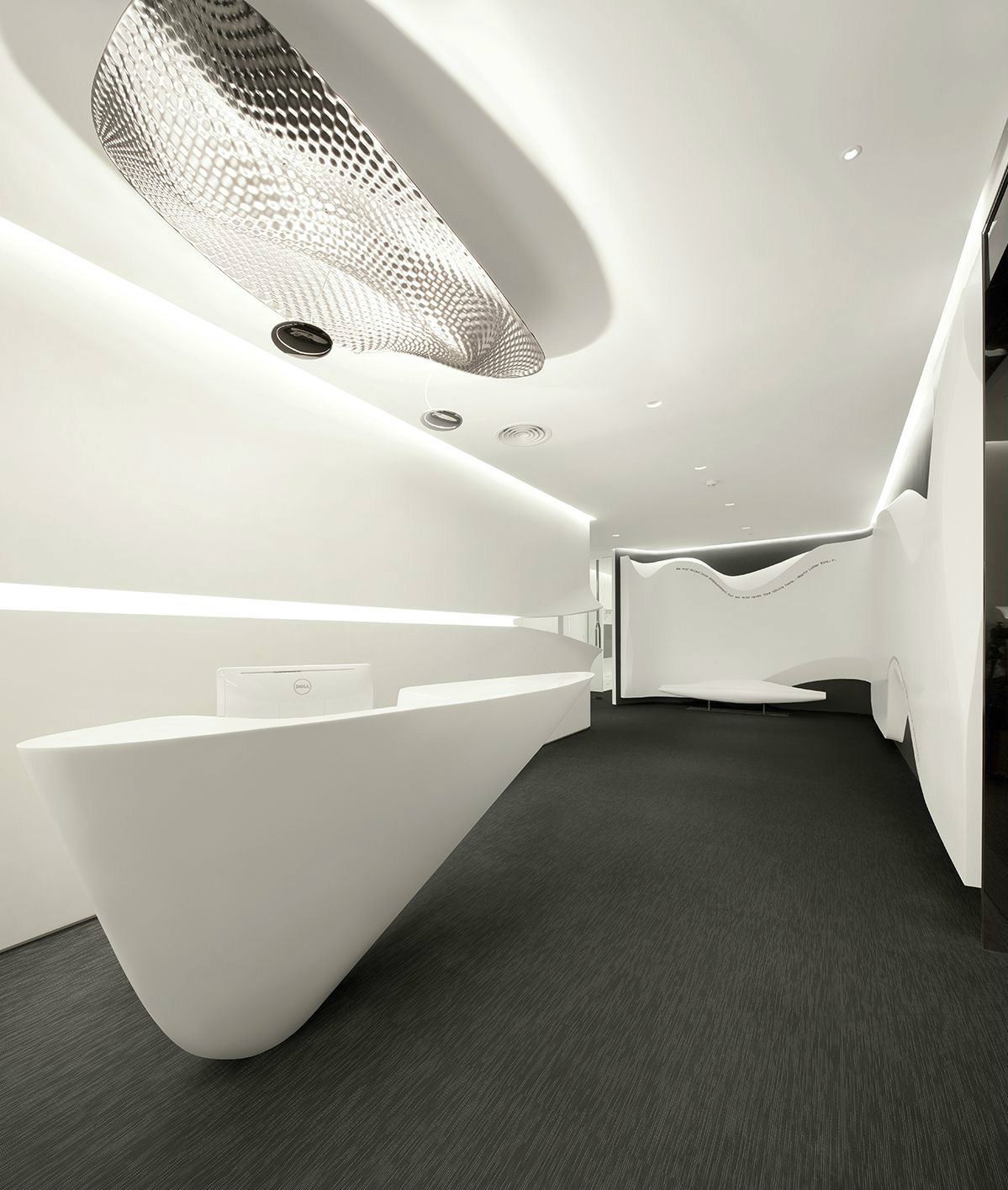 純白科技風格辦公室裝修設(shè)計-第2張圖片-上海古都建筑設(shè)計集團 純白科技風格辦公室裝修設(shè)計-第2張圖片-上海古都建筑設(shè)計集團