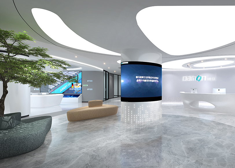 2200平科技公司辦公室設計裝潢效果-第1張圖片-上海古都建筑設計集團 2200平科技公司辦公室設計裝潢效果-第1張圖片-上海古都建筑設計集團