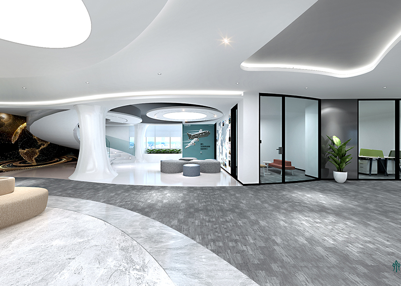 2200平科技公司辦公室設計裝潢效果-第2張圖片-上海古都建筑設計集團 2200平科技公司辦公室設計裝潢效果-第2張圖片-上海古都建筑設計集團