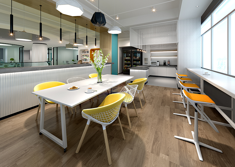 2200平科技公司辦公室設計裝潢效果-第5張圖片-上海古都建筑設計集團 2200平科技公司辦公室設計裝潢效果-第5張圖片-上海古都建筑設計集團