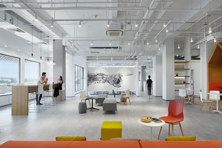 上海楊浦辦公室裝修660平米空間辦公室效果-第3張圖片-上海古都建筑設(shè)計(jì)集團(tuán) 上海楊浦辦公室裝修660平米空間辦公室效果-第3張圖片-上海古都建筑設(shè)計(jì)集團(tuán)