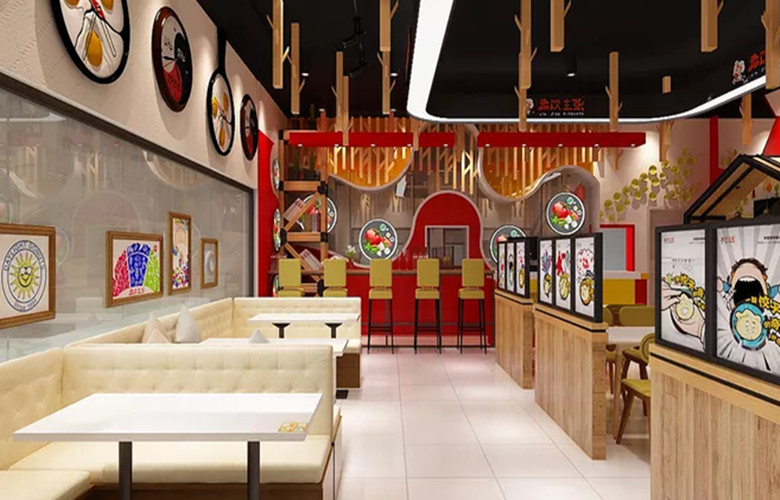 560平方餐廳設計裝潢實景圖-第1張圖片-上海古都建筑設計集團 560平方餐廳設計裝潢實景圖-第1張圖片-上海古都建筑設計集團