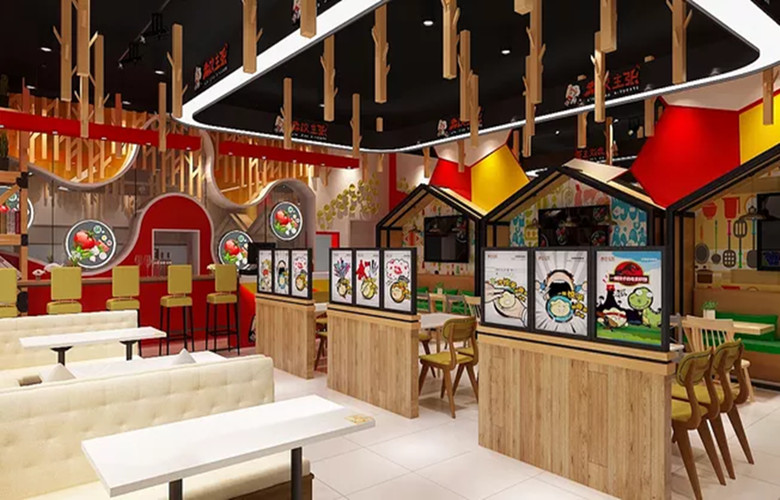 560平方餐廳設計裝潢實景圖-第3張圖片-上海古都建筑設計集團 560平方餐廳設計裝潢實景圖-第3張圖片-上海古都建筑設計集團