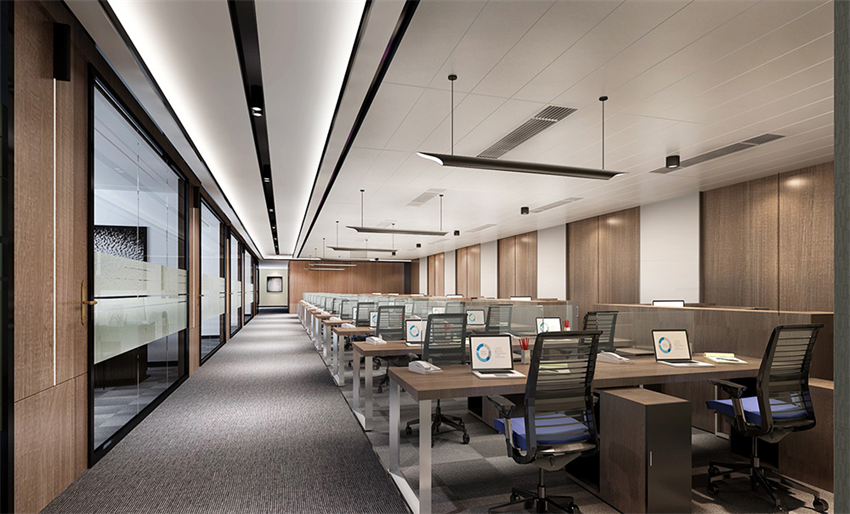 920平新中式風格辦公室設計方案-辦公室裝修設計效果圖-第2張圖片-上海古都建筑設計集團 920平新中式風格辦公室設計方案-辦公室裝修設計效果圖-第2張圖片-上海古都建筑設計集團